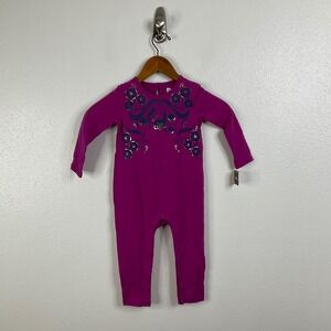 Tea NWT Floral Print Long Sleeve Outfit Size 18-24m